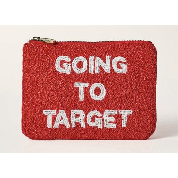 kate spade new york Handbags - Kate Spade New York x Target Going To Target Beaded Clutch Red New with Tags